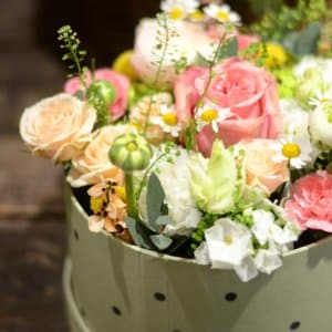 Bouquet de fleurs fraîches - Atelier Armelle Alleton, fleuriste au Mans