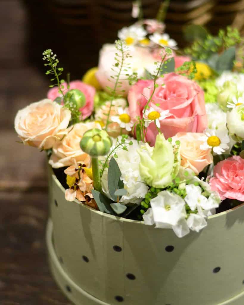 Bouquet de fleurs fraîches - Atelier Armelle Alleton, fleuriste au Mans