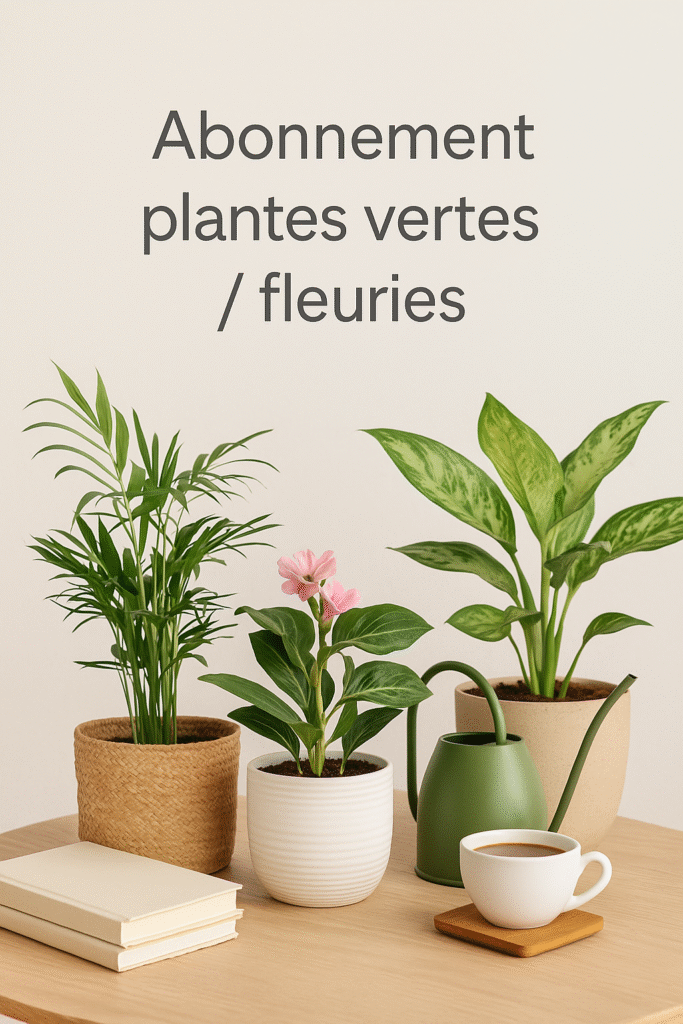 abonnement plante verte et fleurie livraison le mans