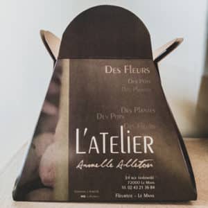 Bulle d'eau Livraison Le Mans gratuite Bouquet carton
