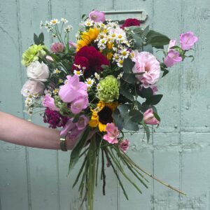 Bouquet de fleurs fraîches - Atelier Armelle Alleton, fleuriste au Mansremerciements Livraison Le Mans gratuite et envoi en France Chronopost