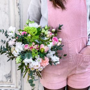 Bouquet de fleurs fraîches - Atelier Armelle Alleton, fleuriste au Mans