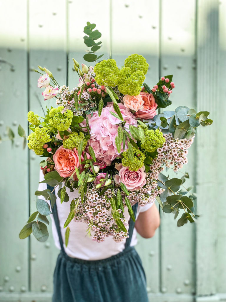 Bouquet de fleurs fraîches - Atelier Armelle Alleton, fleuriste au Mans