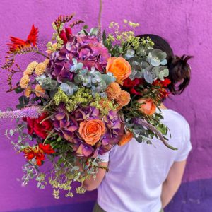 Bouquet de fleurs fraîches - Atelier Armelle Alleton, fleuriste au Mans