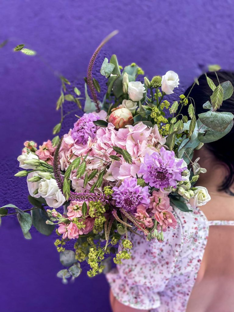 Bouquet de fleurs fraîches - Atelier Armelle Alleton, fleuriste au Mans