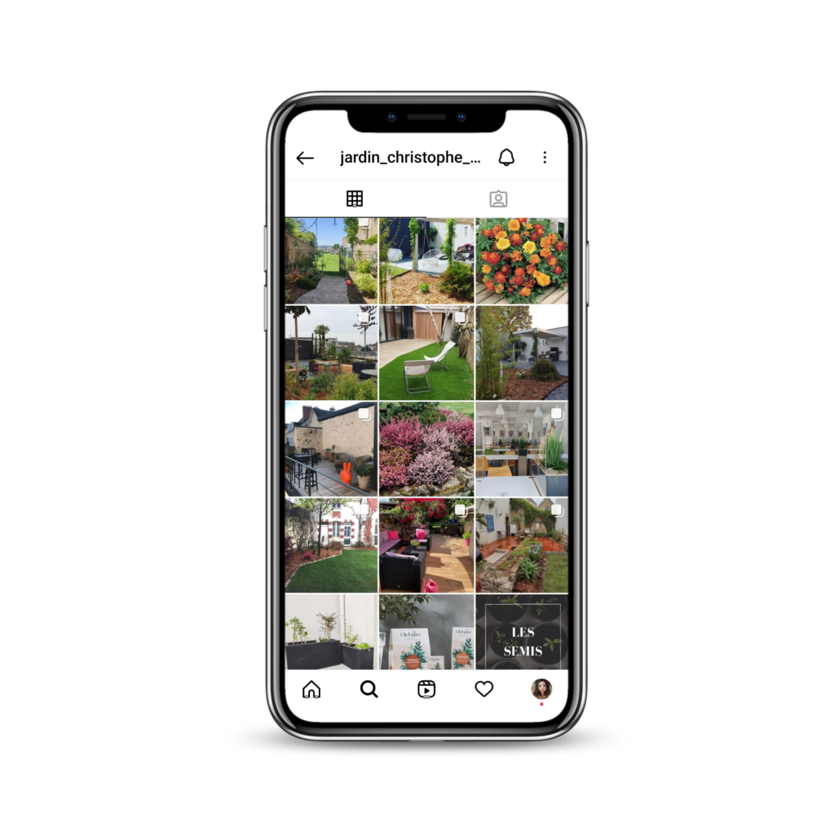 Rejoignez nos réseaux sociaux et découvrez les résultats de nos aménagements et décorations de jardin