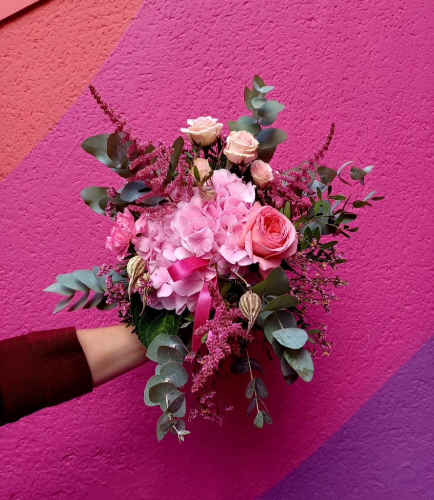 Bouquet de fleurs fraîches - Atelier Armelle Alleton, fleuriste au Mans