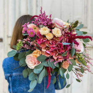 Bouquet de fleurs fraîches - Atelier Armelle Alleton, fleuriste au Mans