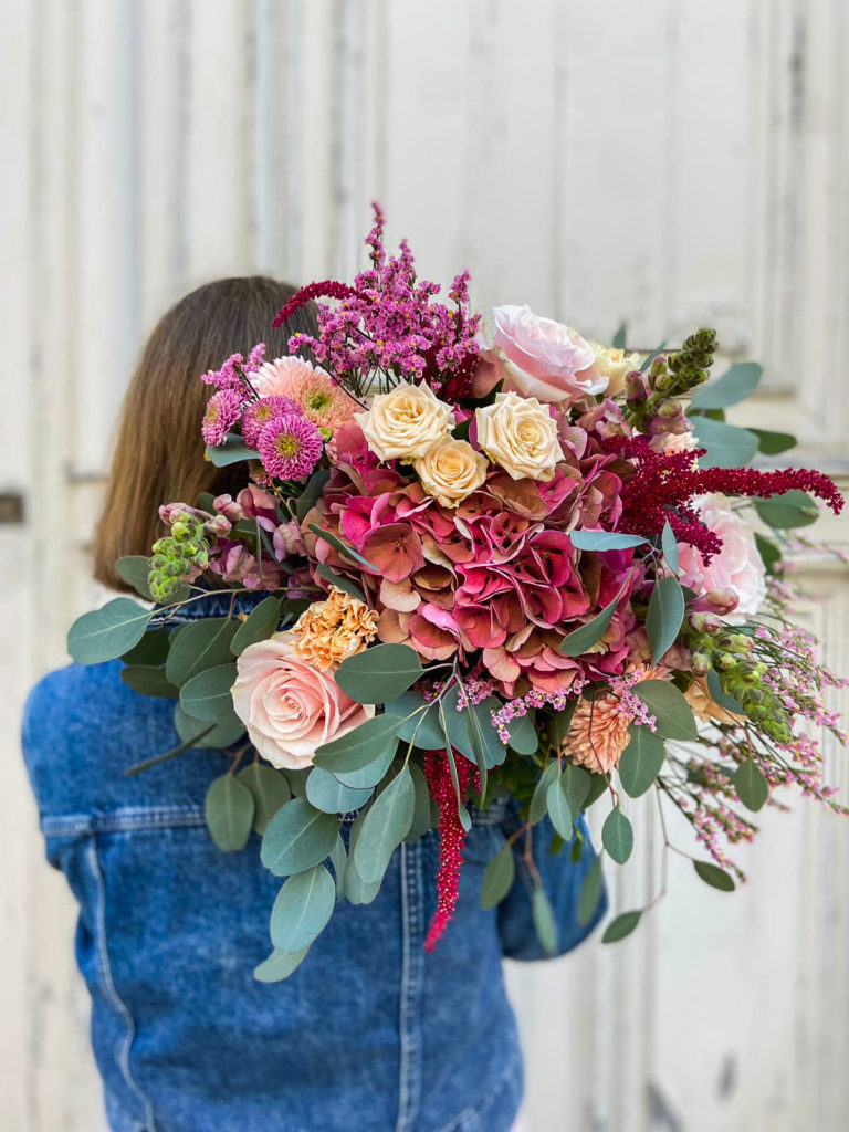 Bouquet de fleurs fraîches - Atelier Armelle Alleton, fleuriste au Mans