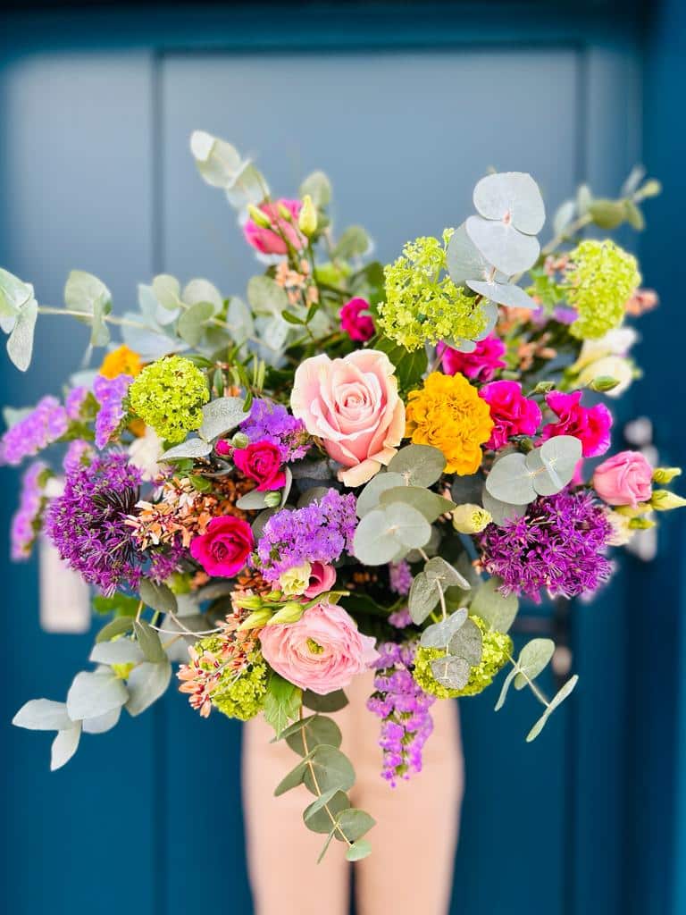 Bouquet de fleurs fraîches - Atelier Armelle Alleton, fleuriste au Mans