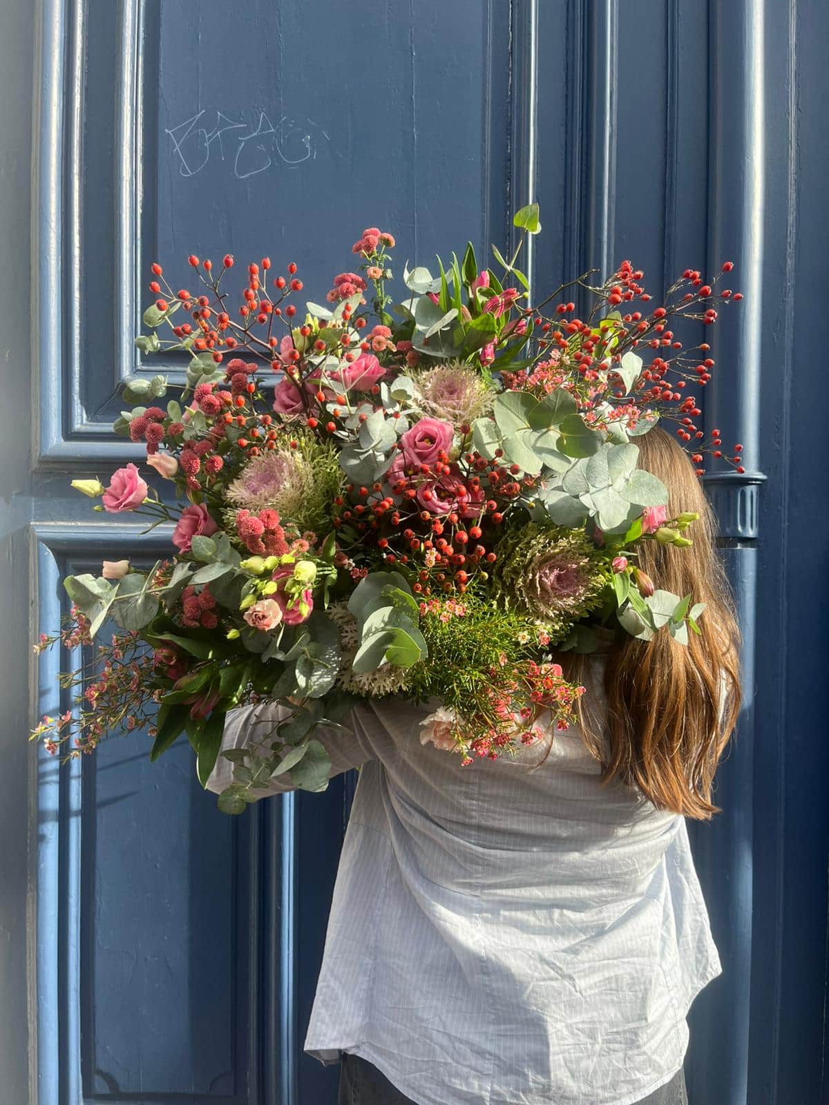 bouquet plaisir livraison de fleurs sur Le Mans Bouquet de fleurs fraîches - Atelier Armelle Alleton, fleuriste au Mans