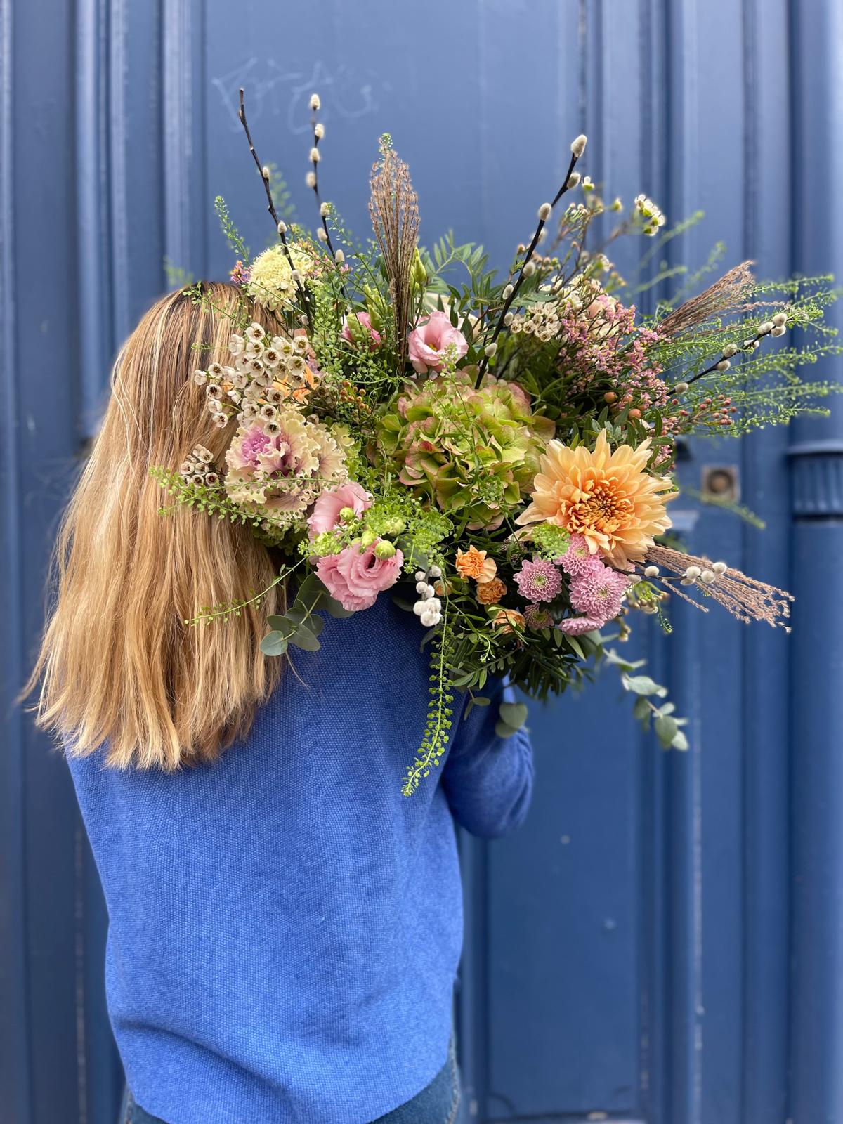 bouquet plaisir livraison de fleurs sur Le Mans Bouquet de fleurs fraîches - Atelier Armelle Alleton, fleuriste au Mans