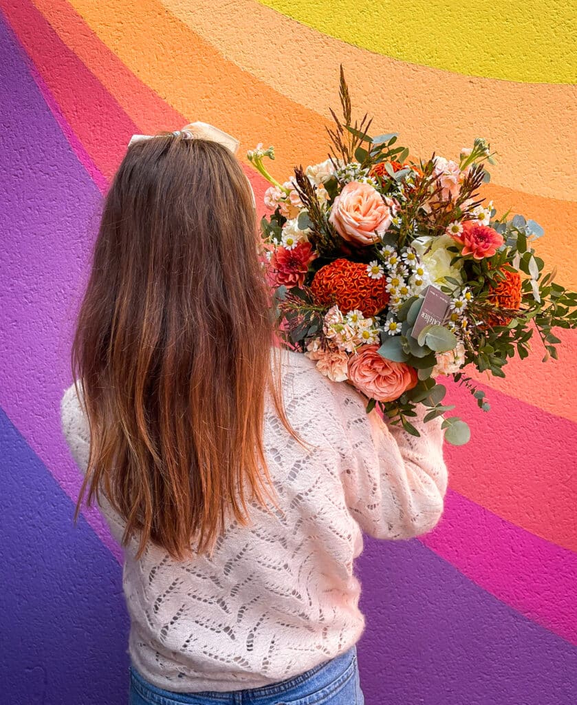 Bouquet de fleurs fraîches - Atelier Armelle Alleton, fleuriste au Mans